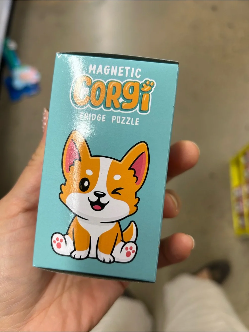 Magnetic Corgi Fridge Puzzle